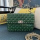 Valentino Spike Medium Bag Lambskin Green High