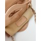 Chanel CLUTCH WITH CHAIN AP3875 Shiny Lambskin & Gold-Tone Metal Beige A