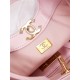 Chanel 31 SHOPPING BAG Mini AS4133 Shiny Lambskin & Gold-Tone Metal Pink A