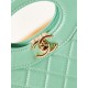 Chanel 31 SHOPPING BAG Mini AS4133 Shiny Lambskin & Gold-Tone Metal Green A