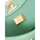 Chanel 31 SHOPPING BAG Mini AS4133 Shiny Lambskin & Gold-Tone Metal Green A