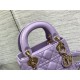 MINI LADY Dior BAG Cannage Lambskin Gold Metal Lilac High