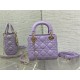 MINI LADY Dior BAG Cannage Lambskin Gold Metal Lilac High