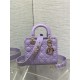 SMALL LADY Dior MY ABCDior BAG Cannage Lambskin Lilac High