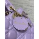 SMALL LADY Dior MY ABCDior BAG Cannage Lambskin Lilac High