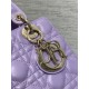 SMALL LADY Dior MY ABCDior BAG Cannage Lambskin Lilac High