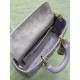 LADY D-JOY BAG SMALL Cannage Lambskin Lilac High