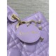 LADY D-JOY BAG MEDIUM Cannage Lambskin Lilac High