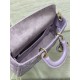 LADY D-JOY BAG MEDIUM Cannage Lambskin Lilac High