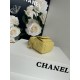 Chanel Mini Backpack Grained Calfskin Gold-Tone Metal AP3753 Yellow High