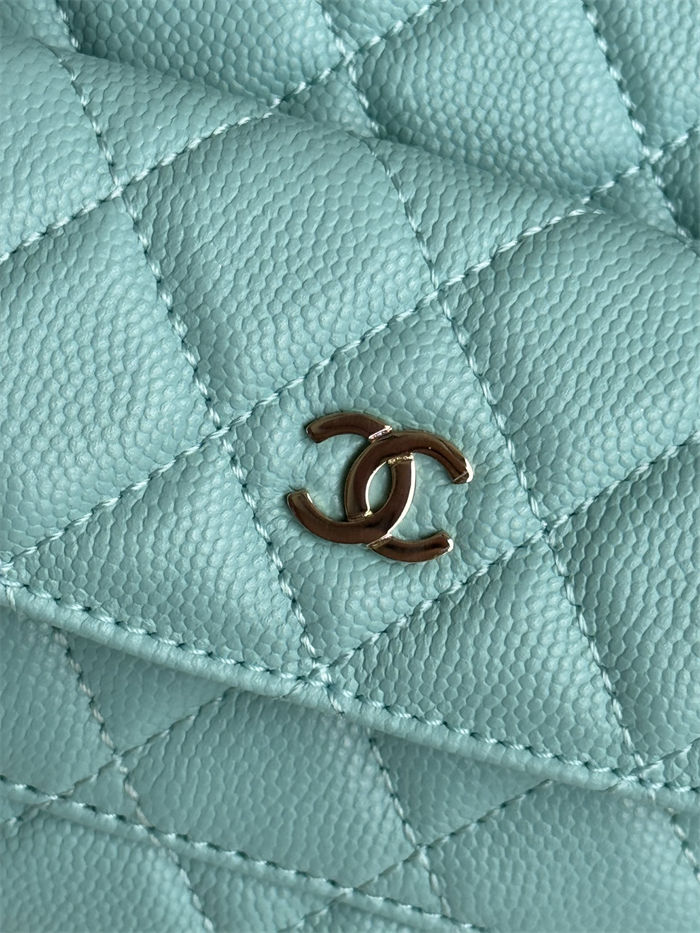 Chanel Mini Backpack Grained Calfskin Gold-Tone Metal AP3753 Mint High