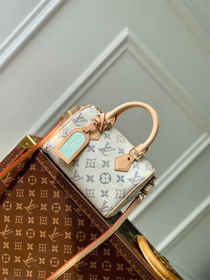 Louis Vuitton SPEEDY BANDOULIÈRE 20 Monogram jacquard fabric Multicolor Beige M24709 High