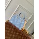 Louis Vuitton Let Go PM Monogram Denim Sky Blue Denim M24897 High