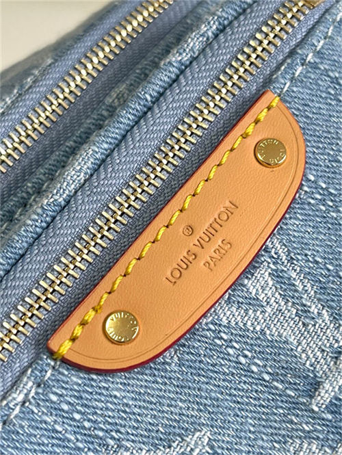 Louis Vuitton Mini Bumbag Monogram Denim Sky Blue Denim M83353 High