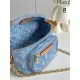 Louis Vuitton Mini Bumbag Monogram Denim Sky Blue Denim M83353 High