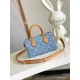 Louis Vuitton NANO SPEEDY Monogram Denim Sky Blue Denim M11212 High