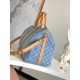 Louis Vuitton Keepall Bandoulière 45 Monogram Denim Sky Blue Denim M25334 High