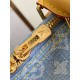 Louis Vuitton Keepall Bandoulière 45 Monogram Denim Sky Blue Denim M25334 High