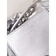 Chanel 22 MINI HANDBAG Metallic Calfskin & Silver-Tone Metal Silver AS3980 High