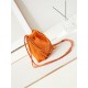 Chanel 22 MINI HANDBAG Canvas & Gold-Tone Metal Orange AS3980 High