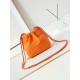 Chanel 22 MINI HANDBAG Canvas & Gold-Tone Metal Orange AS3980 High