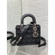 SMALL LADY Dior MY ABCDior BAG Cannage Lambskin Black-Silver High