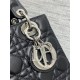 SMALL LADY Dior MY ABCDior BAG Cannage Lambskin Black-Silver High