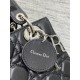 SMALL LADY Dior MY ABCDior BAG Cannage Lambskin Black-Silver High