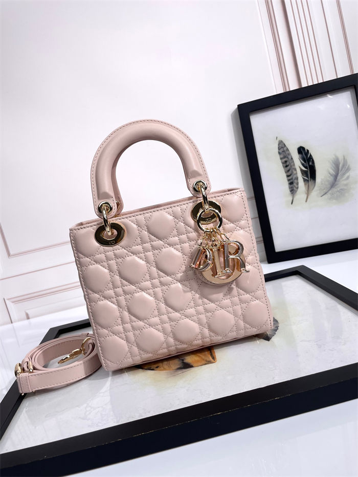 SMALL LADY Dior MY ABCDior BAG Cannage Lambskin Resin High