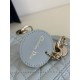 MINI LADY Dior BAG Cannage Lambskin Blue-Pale High