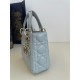 MINI LADY Dior BAG Cannage Lambskin Blue-Pale High