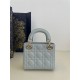 MINI LADY Dior BAG Cannage Lambskin Blue-Pale High