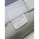 MINI Dior BOOK TOTE Macrocannage Calfskin Latte High