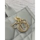 MINI Dior BOOK TOTE Macrocannage Calfskin High