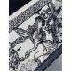 SMALL Dior BOOK TOTEZodiac Embroidery and Black Calfskin High