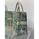 LARGE Dior BOOK TOTE Toile de Jouy Embroidery Sauvage High