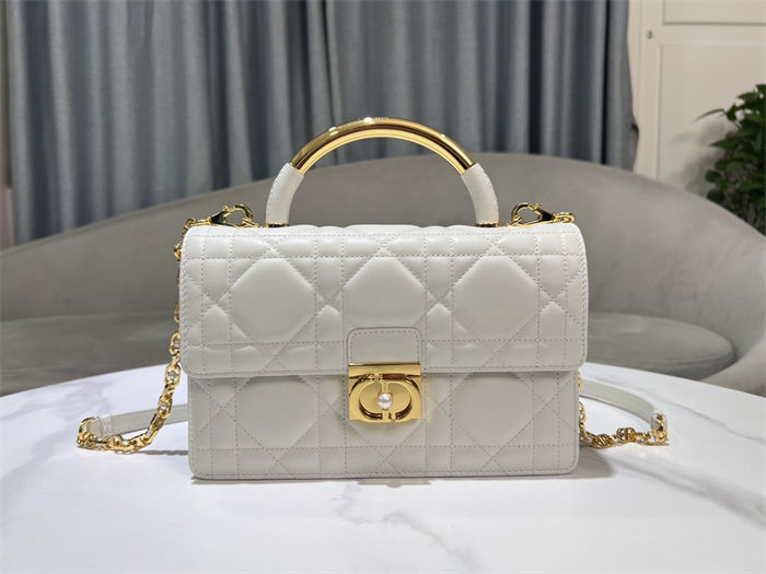 Dior Ange Medium Bag Macrocannage Calfskin High