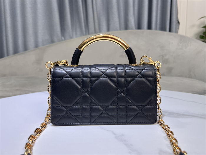 Dior Ange Mini Bag Macrocannage Calfskin High