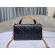 Dior Ange Mini Bag Macrocannage Calfskin High