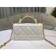 Dior Ange Mini Bag Macrocannage Calfskin High