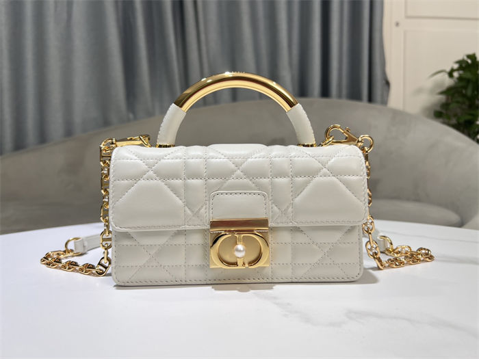 Dior Ange Mini Bag Macrocannage Calfskin High