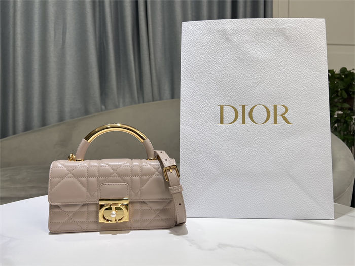 Dior Ange Mini Bag Macrocannage Calfskin High