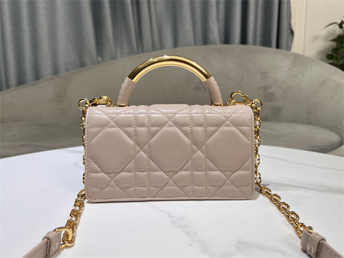 Dior Ange Mini Bag Macrocannage Calfskin High