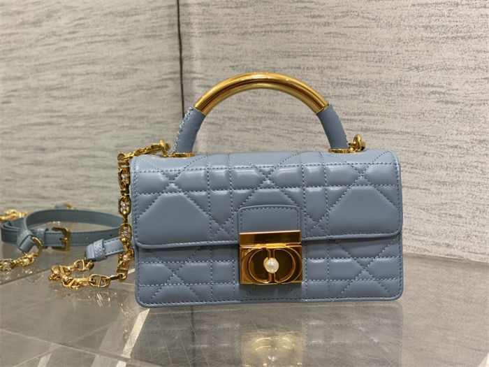 Dior Ange Mini Bag Macrocannage Calfskin High