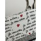 MEDIUM Dior BOOK TOTE Dioramour Je Vous Adore Embroidery High