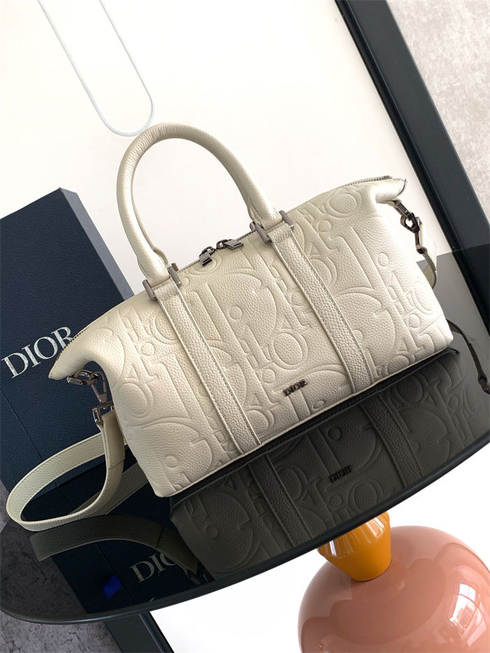 Dior Weekender 25 Dior Gravity Leather and Grained Calfskin High