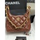 Chanel SMALL HOBO BAG AS4922 Shiny Lambskin & Gold Metal A