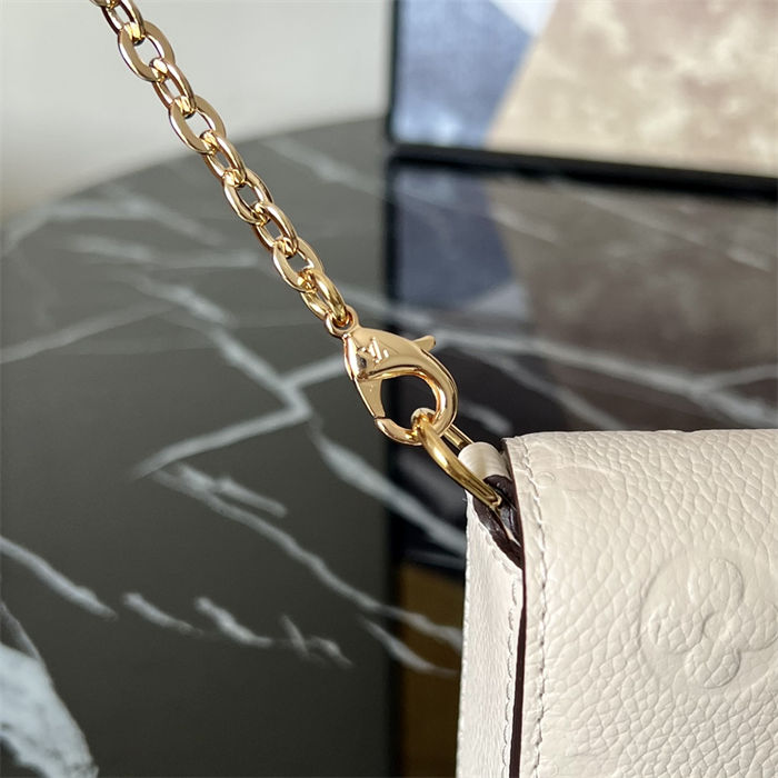 Louis Vuitton FÉLICIE POCHETTE Monogram Empreinte M64064 Cream High