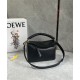 Small Puzzle bag Woven Handle Black High