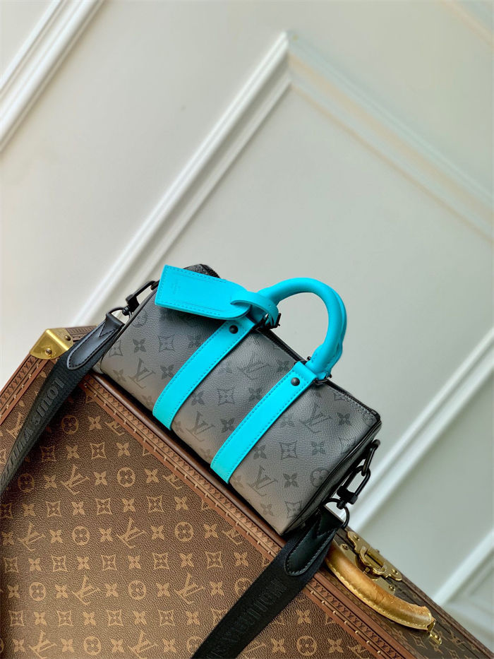 Louis Vuitton Keepall Bandoulière 25 Monogram Eclipse Reverse M11645 High